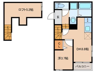 Ｍｅｌｌｏｗの物件間取画像